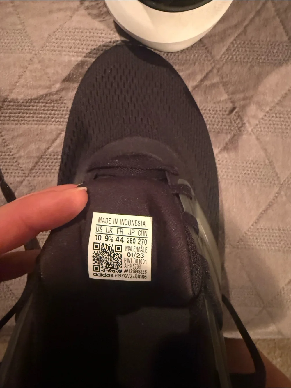 Adidas Men's Black Athletic Shoes